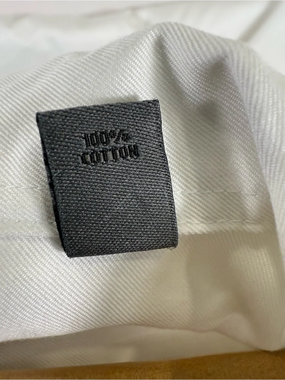 Calvin Klein White Men's Dress Shirt - Spread Collar